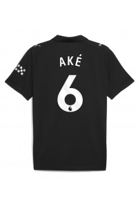 Manchester City Nathan Ake #6 Jalkapallovaatteet Vieraspaita 2025-26 Lyhythihainen